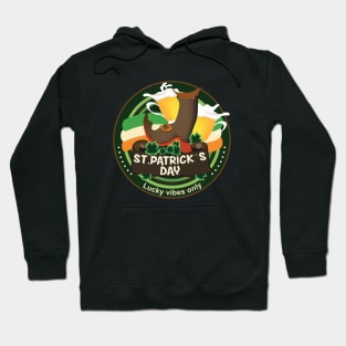 St. Patrick´s day lucky vibes only Hoodie